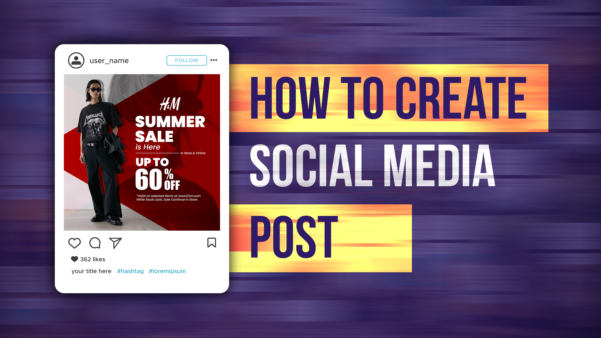 How to Create Social Media Post